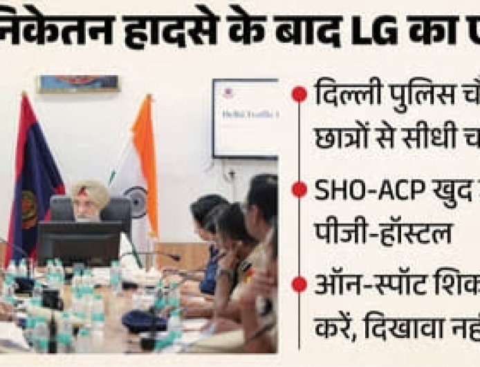 दिल्ली में छात्र सुरक्षा को लेकर एलजी सख्त, पुलिस को स्कूल-कॉलेजों में छात्रों से सीधे संवाद के निर्देश