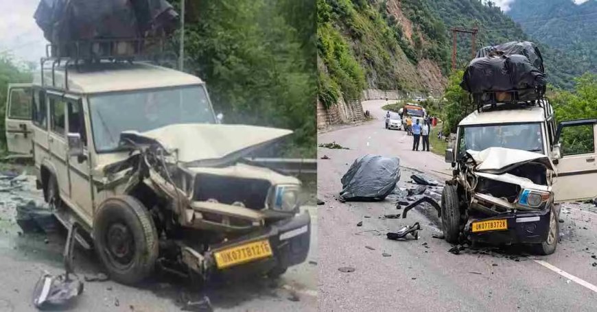 Uttarkashi accident news today: उत्तरकाशी ITBP जवानों की मैक्स पर गिरा भारी भरकम बोल्डर