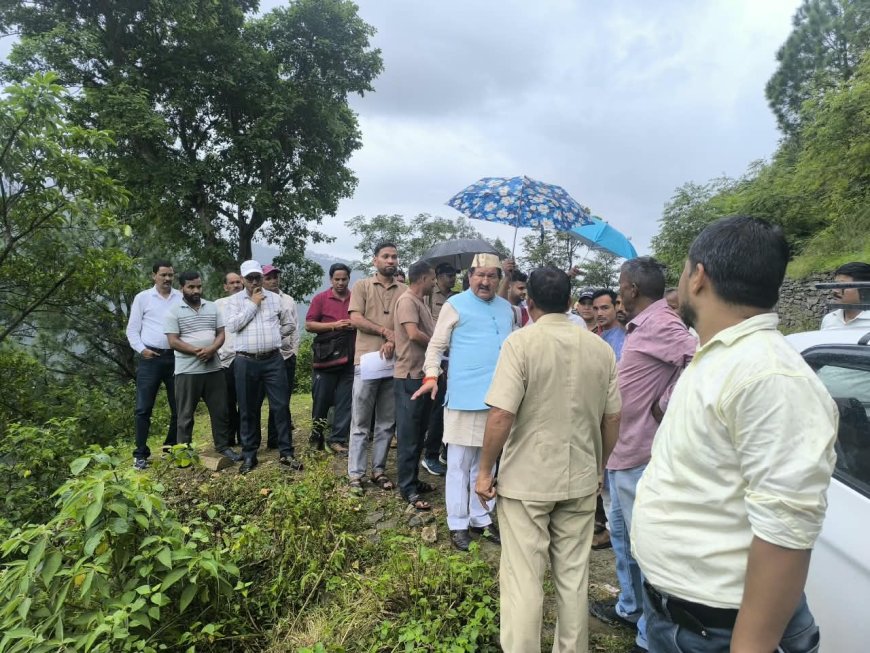 आपदा प्रभावित गांवों में पहुंचे मंत्री भरत चौधरी…. किमाना, खाटली और रायड़ी में ग्रामीणों से मिले, अधिकारियों को त्वरित राहत के निर्देश