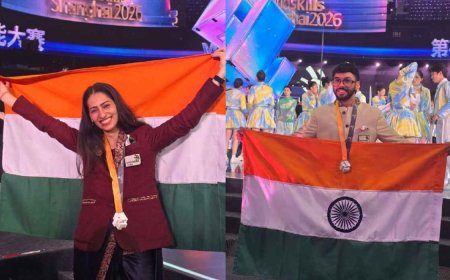 चीन में उत्तराखंड का जलवा: सानिया और पार्थ ने WorldSkills 2026 में सिल्वर मेडल जीत रचा इतिहास