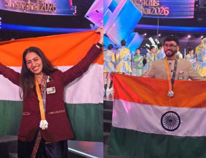 चीन में उत्तराखंड का जलवा: सानिया और पार्थ ने WorldSkills 2026 में सिल्वर मेडल जीत रचा इतिहास